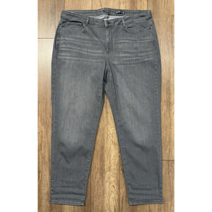 NWT J. Jill BOYFRIEND Straight Leg Ankle Denim Jeans Women's Size 20 Galaxy Wash